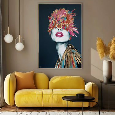 Quadro Stampa su Tela Eterea in Fiore - CupidoDesign
