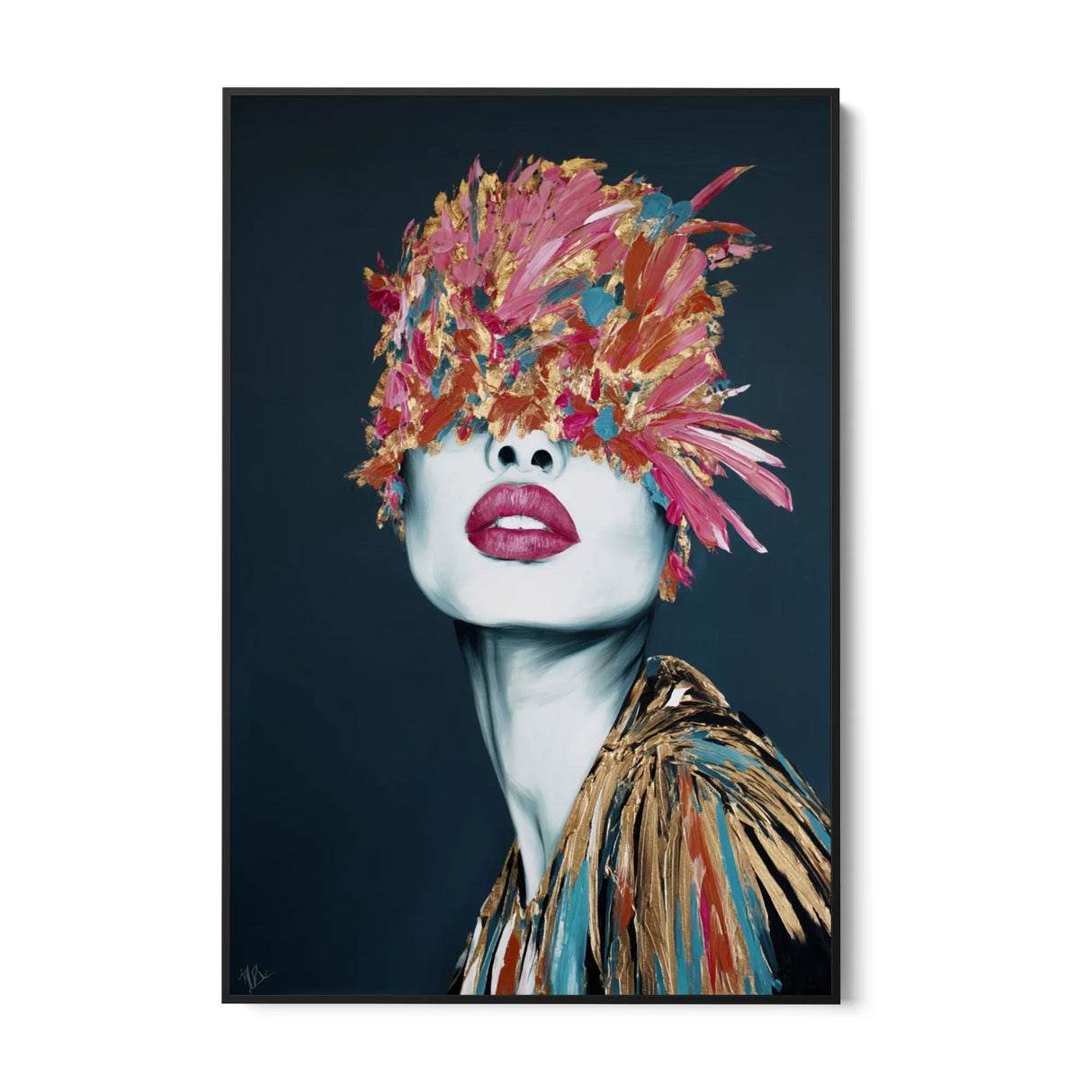 Quadro Stampa su Tela Eterea in Fiore - CupidoDesign