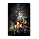 Quadro Stampa su Tela Farfalle con Frutta, Abraham Mignon - CupidoDesign