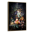 Quadro Stampa su Tela Farfalle con Frutta, Abraham Mignon - CupidoDesign