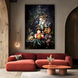 Quadro Stampa su Tela Farfalle con Frutta, Abraham Mignon - CupidoDesign
