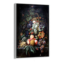 Quadro Stampa su Tela Farfalle con Frutta, Abraham Mignon - CupidoDesign