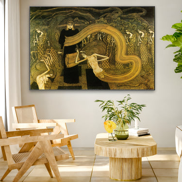 Quadro Stampa su Tela Fatalità, Jan Toorop - CupidoDesign