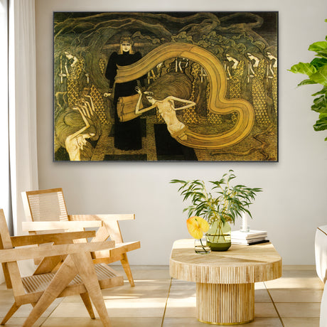 Quadro Stampa su Tela Fatalità, Jan Toorop - CupidoDesign