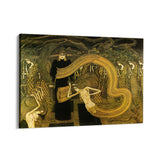 Quadro Stampa su Tela Fatalità, Jan Toorop - CupidoDesign