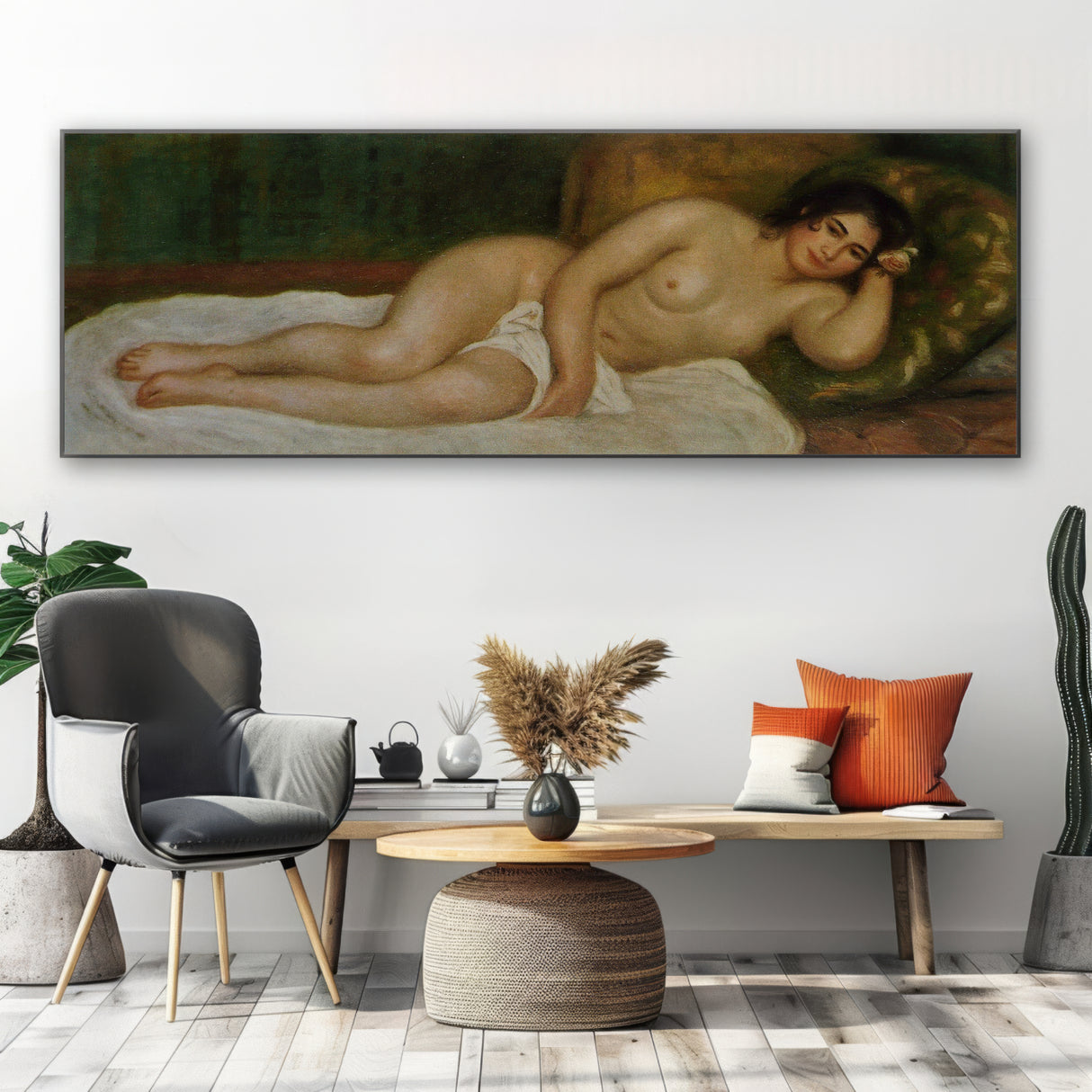 Quadro Stampa su Tela Femme nue couchée, Pierre Auguste Renoir - CupidoDesign