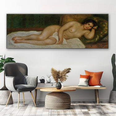 Quadro Stampa su Tela Femme nue couchée, Pierre Auguste Renoir - CupidoDesign