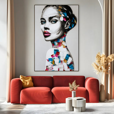 Quadro Stampa su Tela Femmina Fusa - CupidoDesign