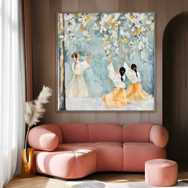 Quadro Stampa su Tela Festa dei Petali - CupidoDesign