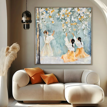 Quadro Stampa su Tela Festa dei Petali - CupidoDesign