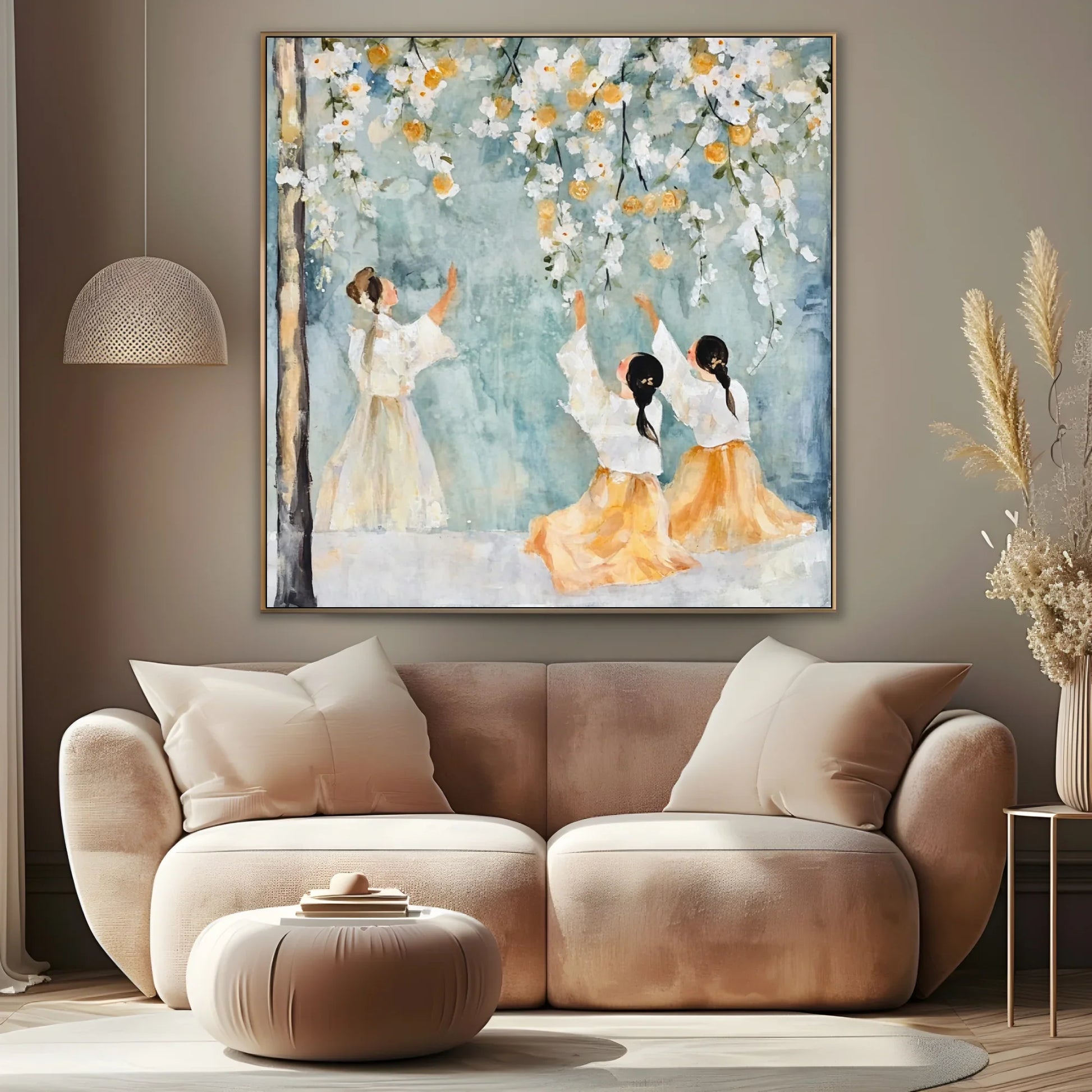 Quadro Stampa su Tela Festa dei Petali - CupidoDesign
