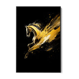 Quadro Stampa su Tela Fiamma Dorata - CupidoDesign