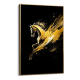 Quadro Stampa su Tela Fiamma Dorata - CupidoDesign