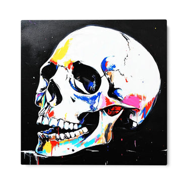 Quadro Stampa su Tela Fiamma Nera - CupidoDesign