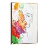 Quadro Stampa su Tela Fiamma Umana - CupidoDesign
