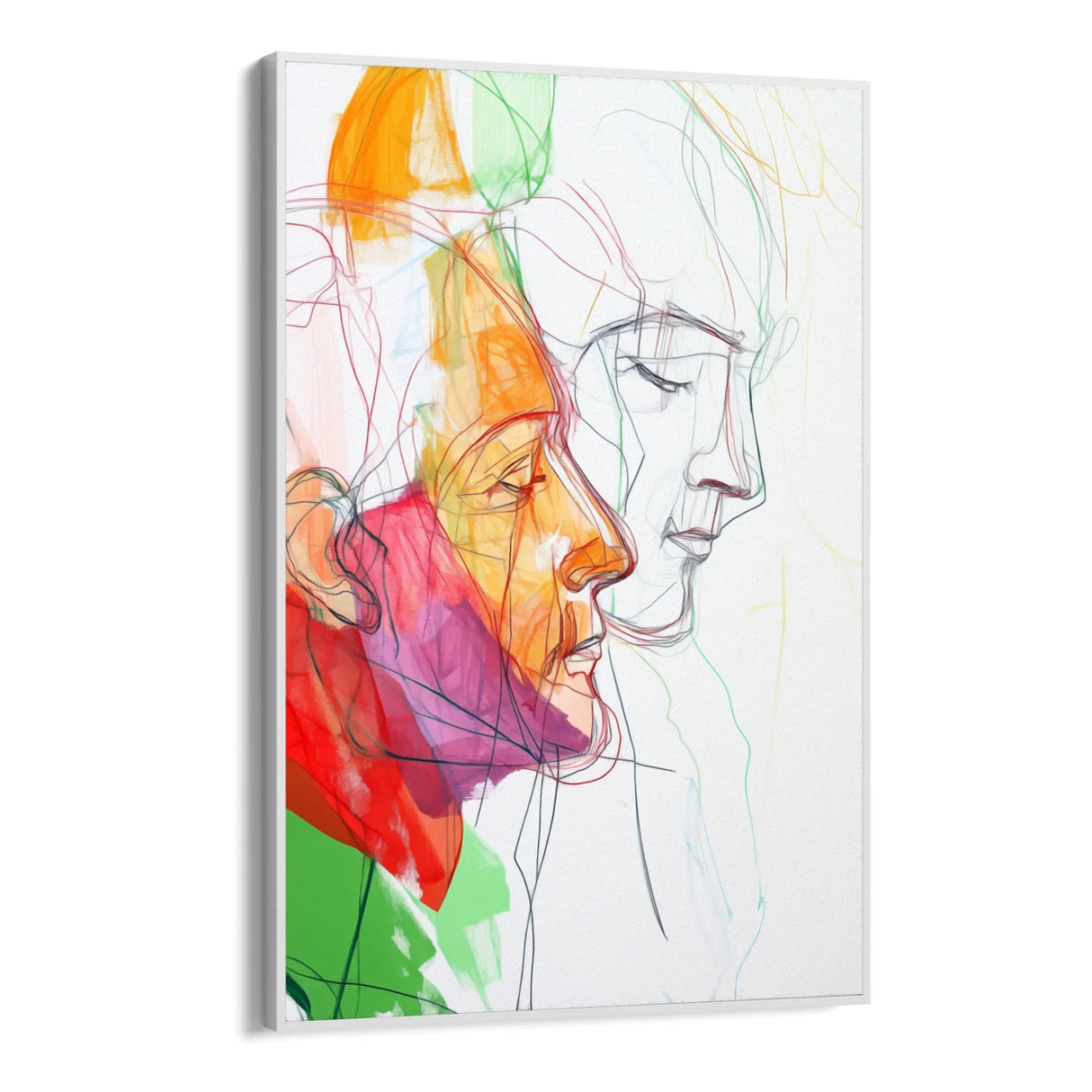 Quadro Stampa su Tela Fiamma Umana - CupidoDesign