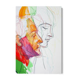 Quadro Stampa su Tela Fiamma Umana - CupidoDesign