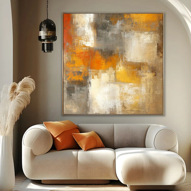 Quadro Stampa su Tela Fiamme d’Ambra - CupidoDesign