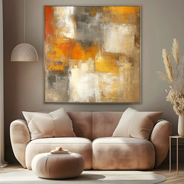 Quadro Stampa su Tela Fiamme d’Ambra - CupidoDesign