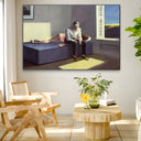 Quadro Stampa su Tela Filosofia, Edward Hopper - CupidoDesign