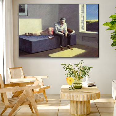 Quadro Stampa su Tela Filosofia, Edward Hopper - CupidoDesign