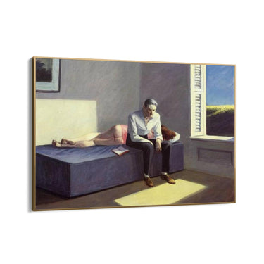 Quadro Stampa su Tela Filosofia, Edward Hopper - CupidoDesign