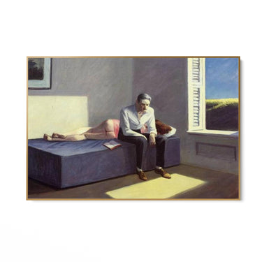Quadro Stampa su Tela Filosofia, Edward Hopper - CupidoDesign