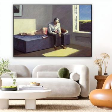 Quadro Stampa su Tela Filosofia, Edward Hopper - CupidoDesign