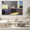 Quadro Stampa su Tela Filosofia, Edward Hopper - CupidoDesign