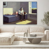 Quadro Stampa su Tela Filosofia, Edward Hopper - CupidoDesign