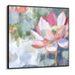 Quadro Stampa su Tela Fior di Loto Rosa - CupidoDesign
