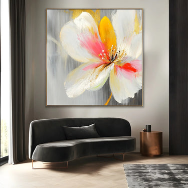 Quadro Stampa su Tela Fior di Neve - CupidoDesign