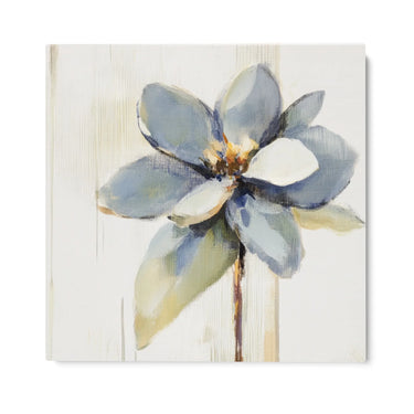 Quadro Stampa su Tela Fiore Grigio - CupidoDesign