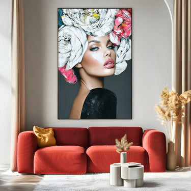 Quadro Stampa su Tela Fiore Sussurrato - CupidoDesign