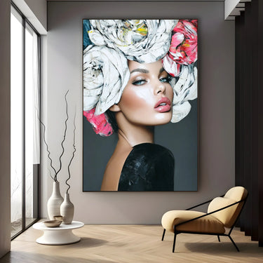Quadro Stampa su Tela Fiore Sussurrato - CupidoDesign