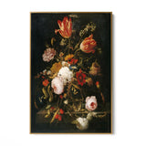 Quadro Stampa su Tela Fiori nel Vaso, Abraham Mignon - CupidoDesign