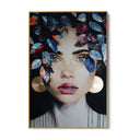 Quadro Stampa su Tela Fiori sulla Pelle - CupidoDesign