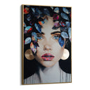 Quadro Stampa su Tela Fiori sulla Pelle - CupidoDesign