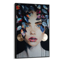 Quadro Stampa su Tela Fiori sulla Pelle - CupidoDesign