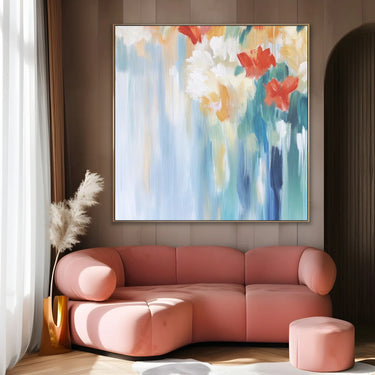 Quadro Stampa su Tela Fioritura Verticale - CupidoDesign