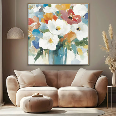 Quadro Stampa su Tela Fioritura di Campo - CupidoDesign