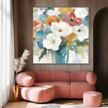 Quadro Stampa su Tela Fioritura di Campo - CupidoDesign