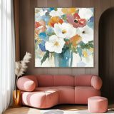Quadro Stampa su Tela Fioritura di Campo - CupidoDesign