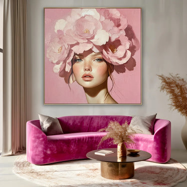 Quadro Stampa su Tela Floreale Chic - CupidoDesign