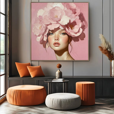 Quadro Stampa su Tela Floreale Chic - CupidoDesign