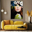 Quadro Stampa su Tela Floreale Svelamento - CupidoDesign