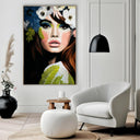Quadro Stampa su Tela Floreale Svelamento - CupidoDesign