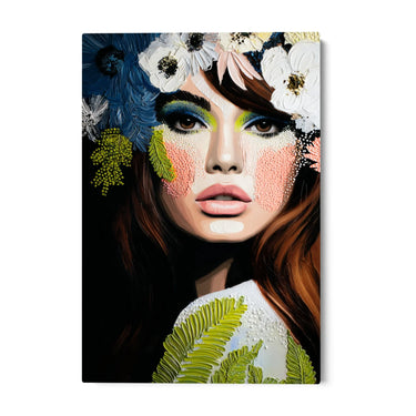 Quadro Stampa su Tela Floreale Svelamento - CupidoDesign
