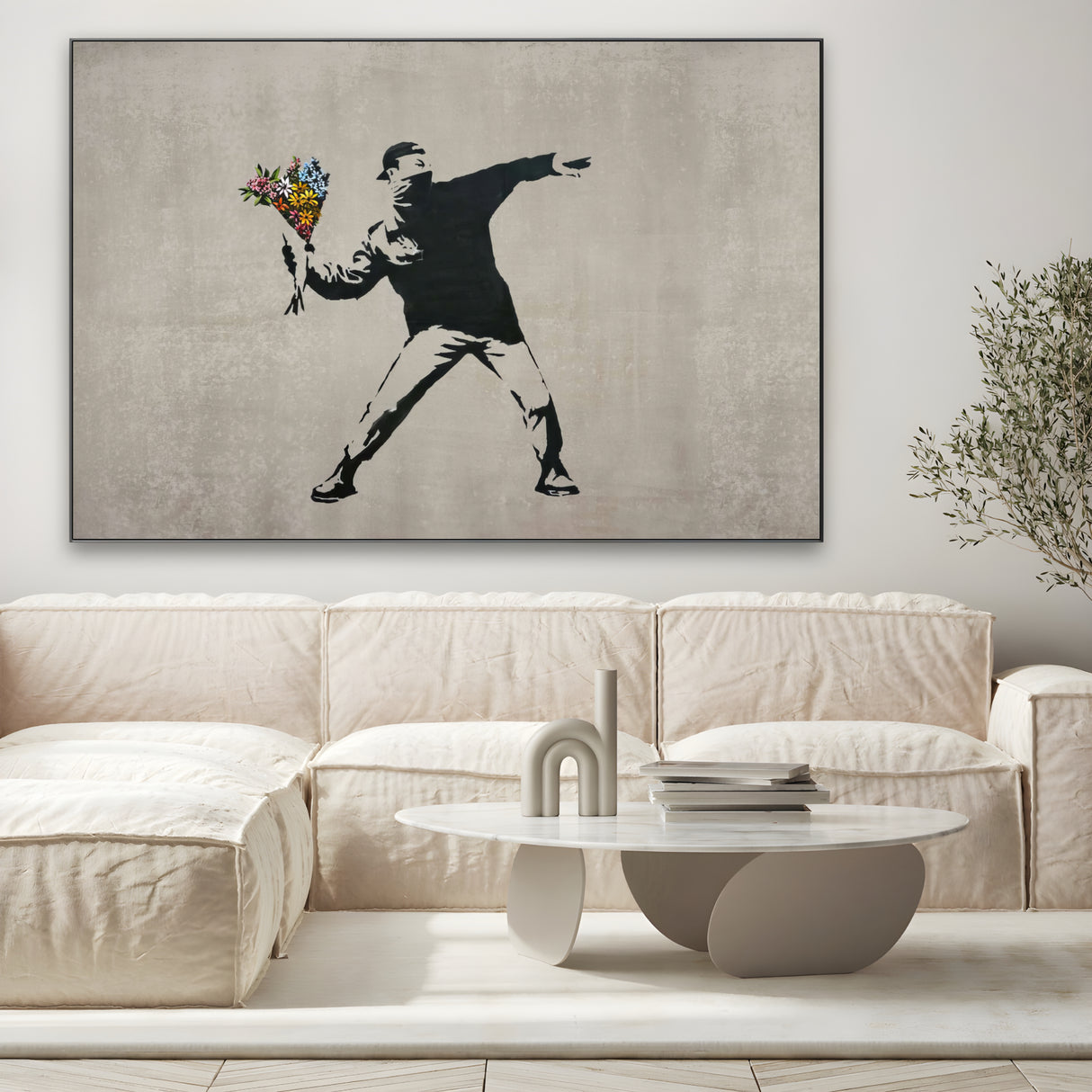 Flower Thrower Bansky