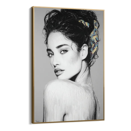 Quadro Stampa su Tela Fluire di Colori - CupidoDesign